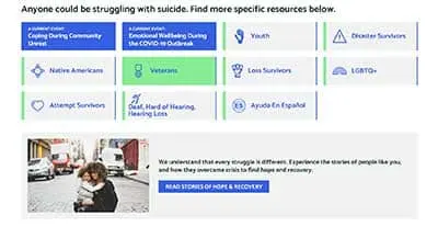 National Suicide Prevention Lifeline
